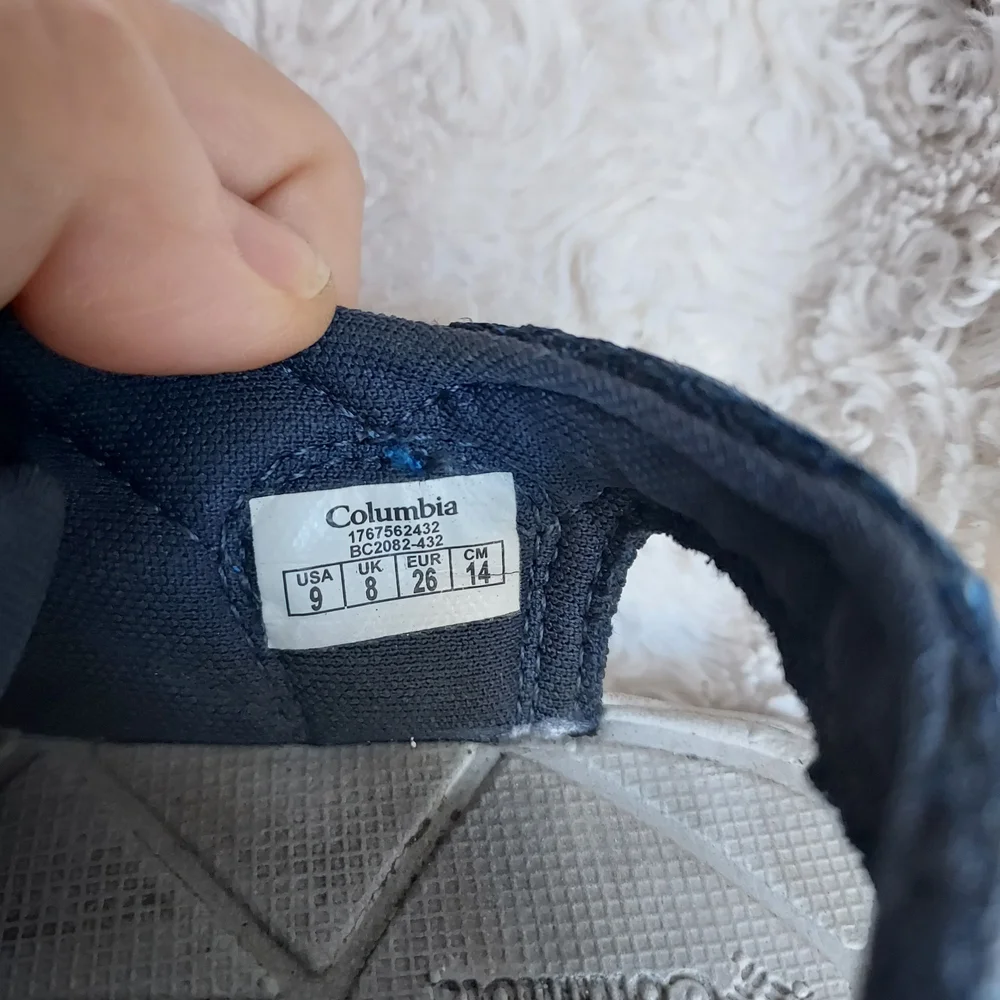 Columbia Techsun Wave Sandals Blue Hook & Loop Toddler Sz 9 Pool Beach Vacation